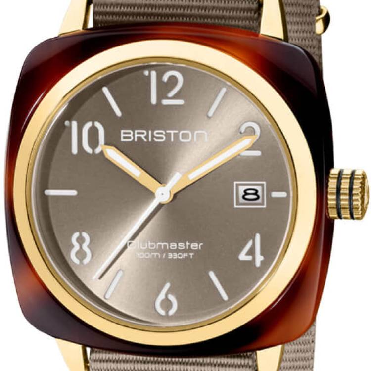 Briston Watch Clubmaster Classic 3 Hands - Grey