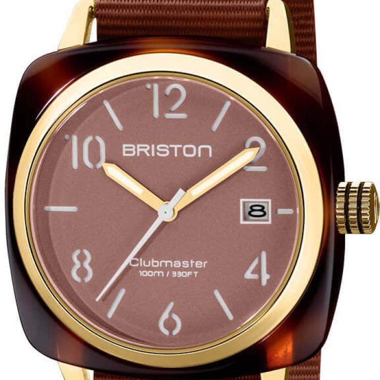 Briston Watch Clubmaster Classic 3 Hands Chocolate - Brown