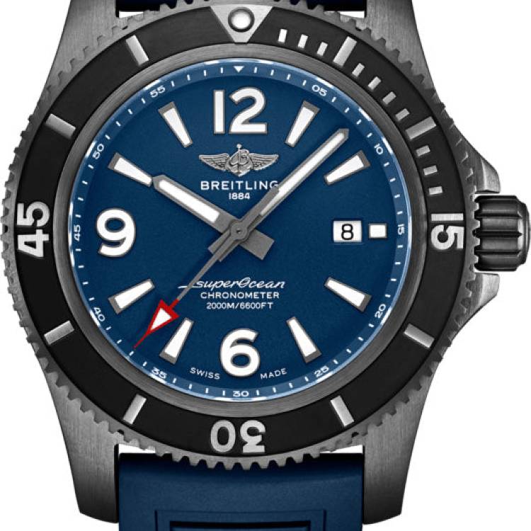 Breitling Watch Superocean Automatic 46 Blacksteel Blue D - Blue