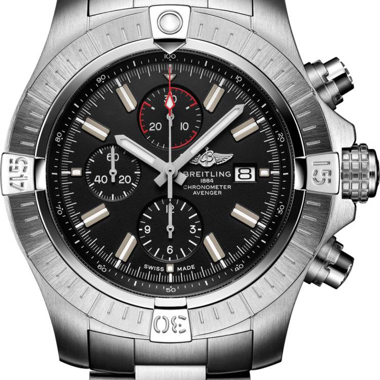 Breitling Watch Super Avenger Chronograph 48 Steel Bracelet