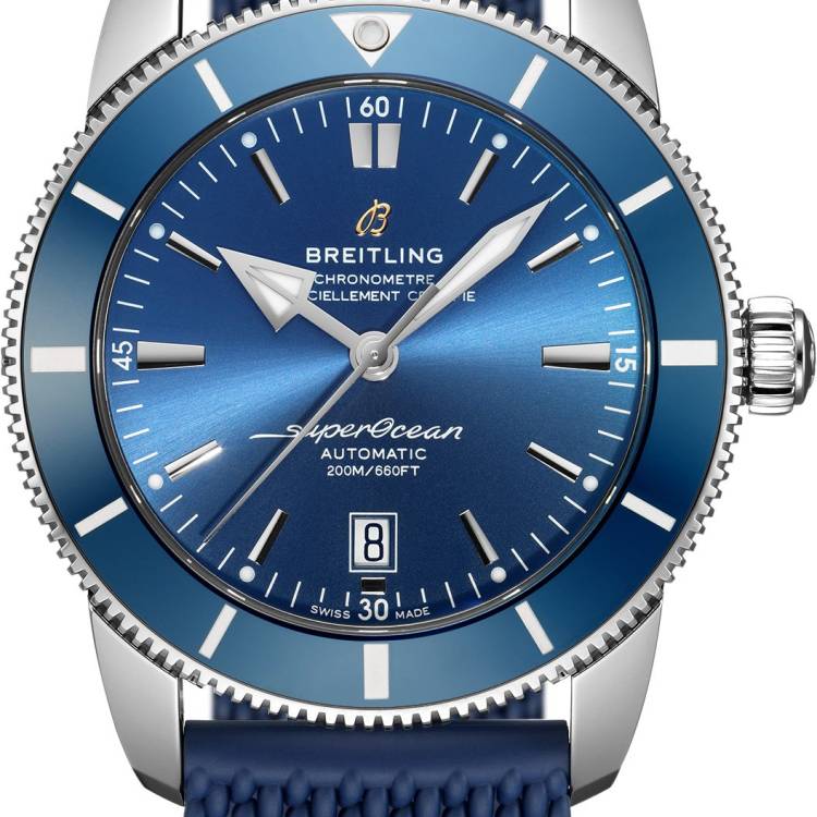 Breitling Watch Superocean Heritage B20 Automatic 46 Gun Blue Rubber Aero Classic