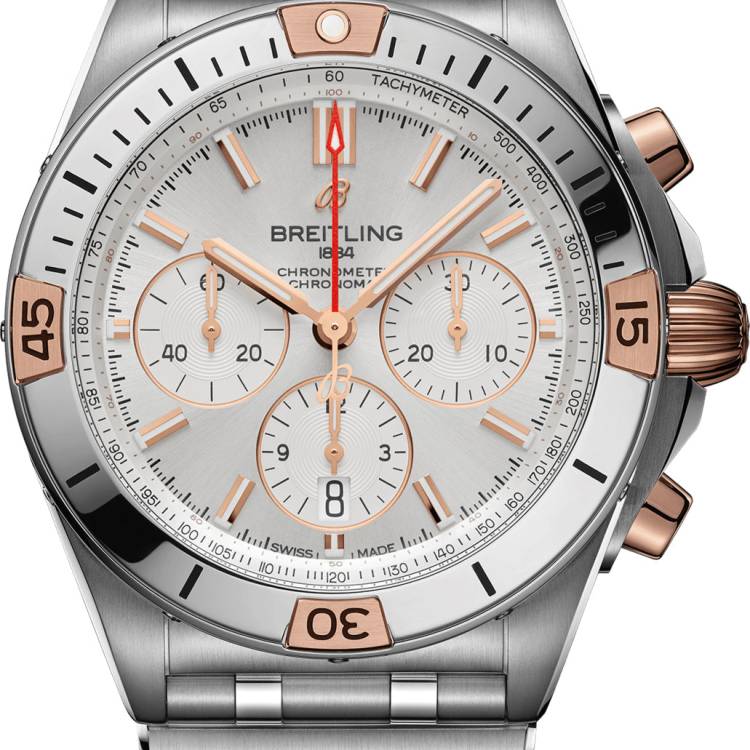 Breitling Watch Chronomat B01 42 Silver Bracelet
