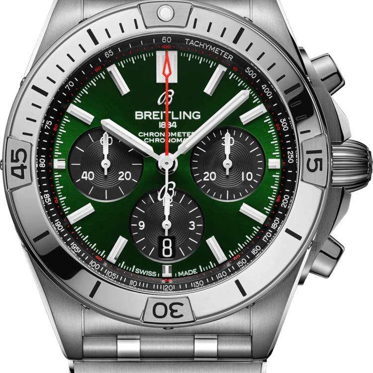 Breitling Watch Chronomat B01 42 Bentley Green Bracelet