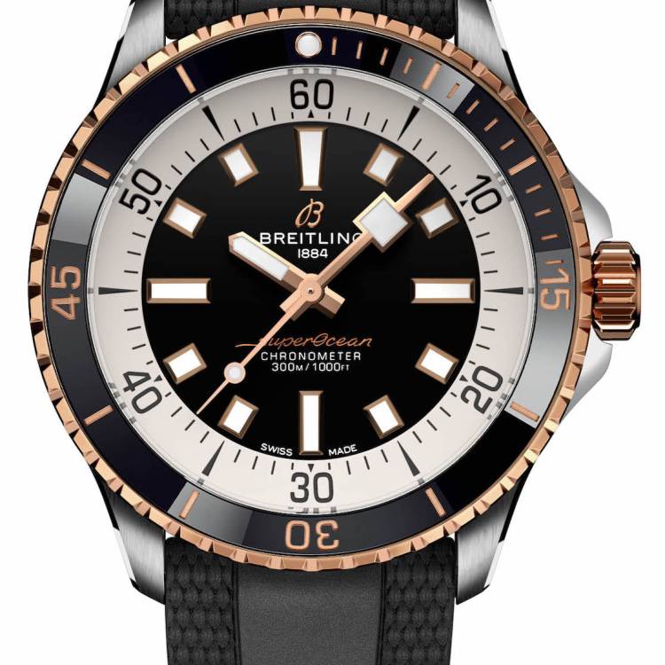Breitling Watch Superocean III Automatic 42 Steel & 18K Red Gold