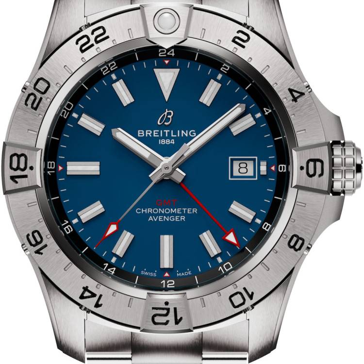 Breitling Watch Avenger Automatic GMT 44 Blue Bracelet