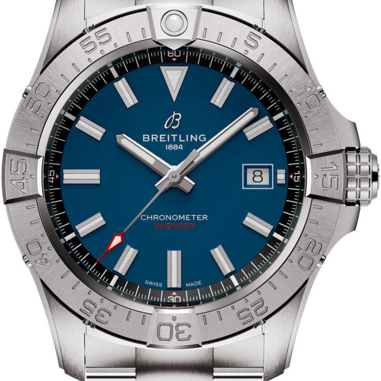 Breitling Watch Avenger Automatic 42 Blue Bracelet