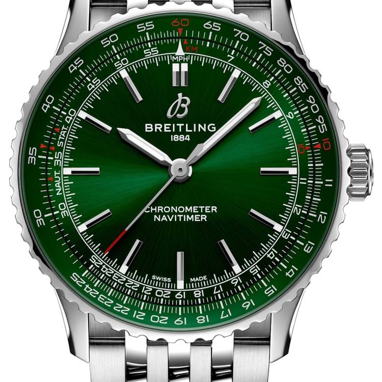 Breitling Watch Navitimer Automatic 41 Green Bracelet
