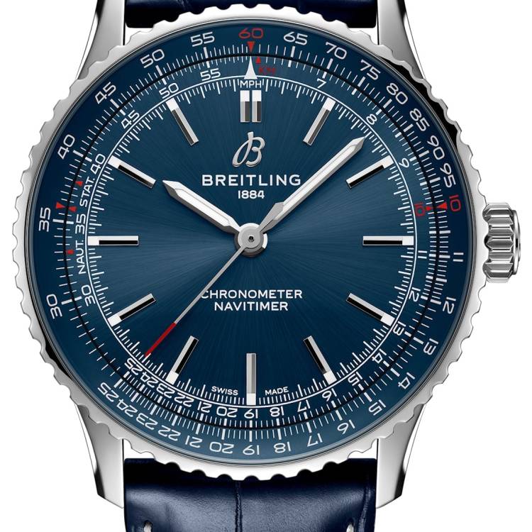 Breitling Watch Navitimer Automatic 41 Blue Leather