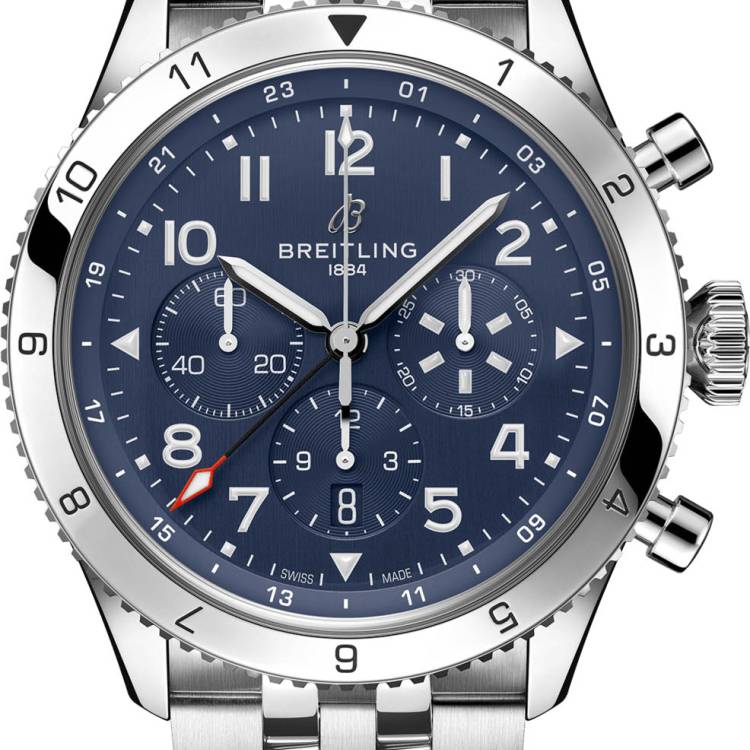 Breitling Watch Super AVI B04 Chronograph GMT 46 Tribute to Vought F4U Corsair