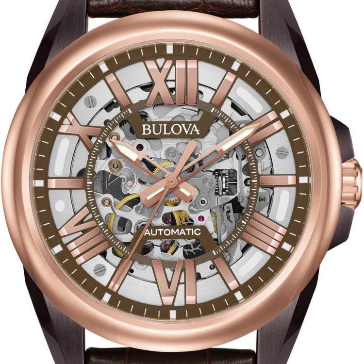 Bulova Watch Automatic Mens - Grey