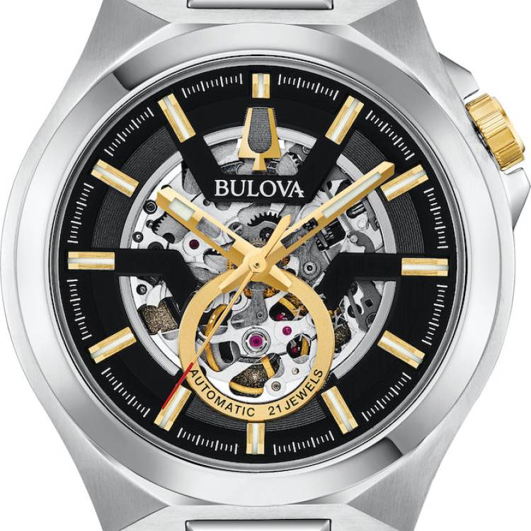 Bulova Watch Maquina Mens - Black