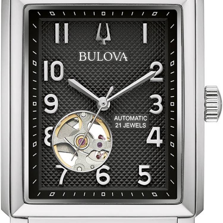 Bulova Watch Heartbeat Mens - Black