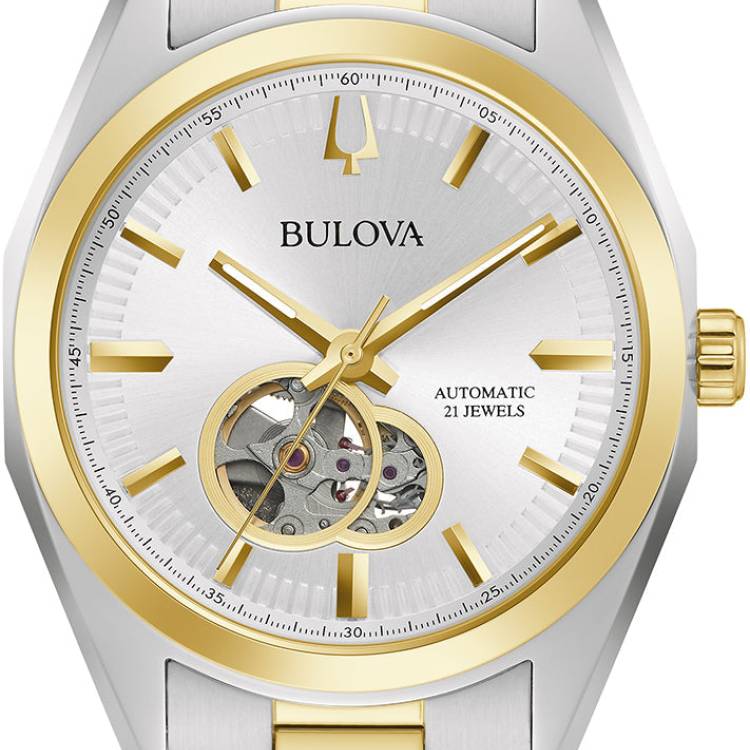 Bulova Watch Heartbeat Mens - Silver