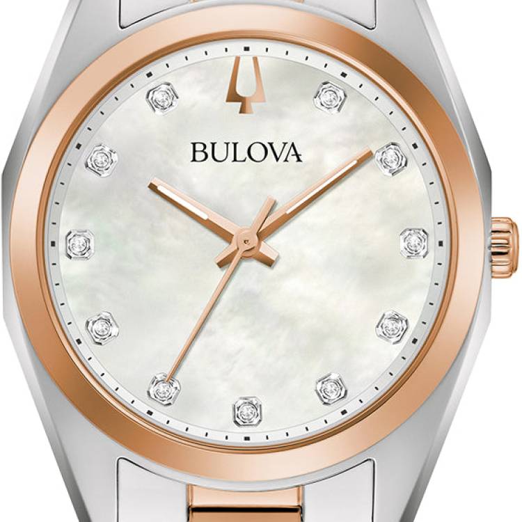 Bulova Watch Surveyor Ladies - White