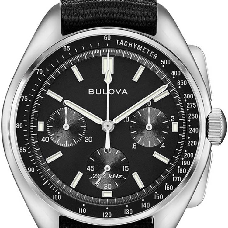 Bulova Watch Lunar Pilot Mens - Black