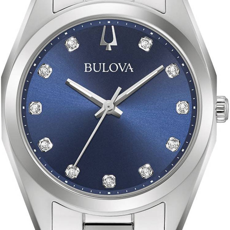 Bulova Watch Classic Surveyor Ladies - Blue