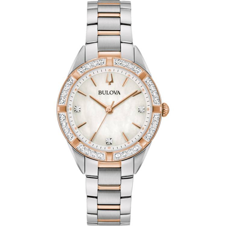 Bulova Watch Classic Sutton Ladies - White
