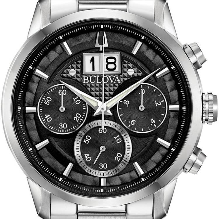 Bulova Watch Classic Mens - Black