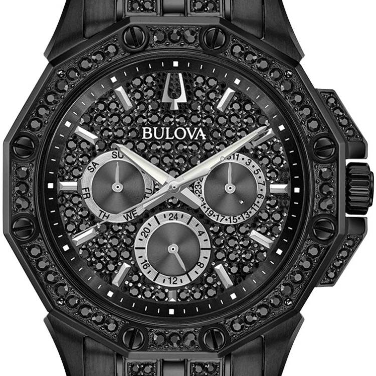 Bulova Watch Crystal Octava Mens - Black