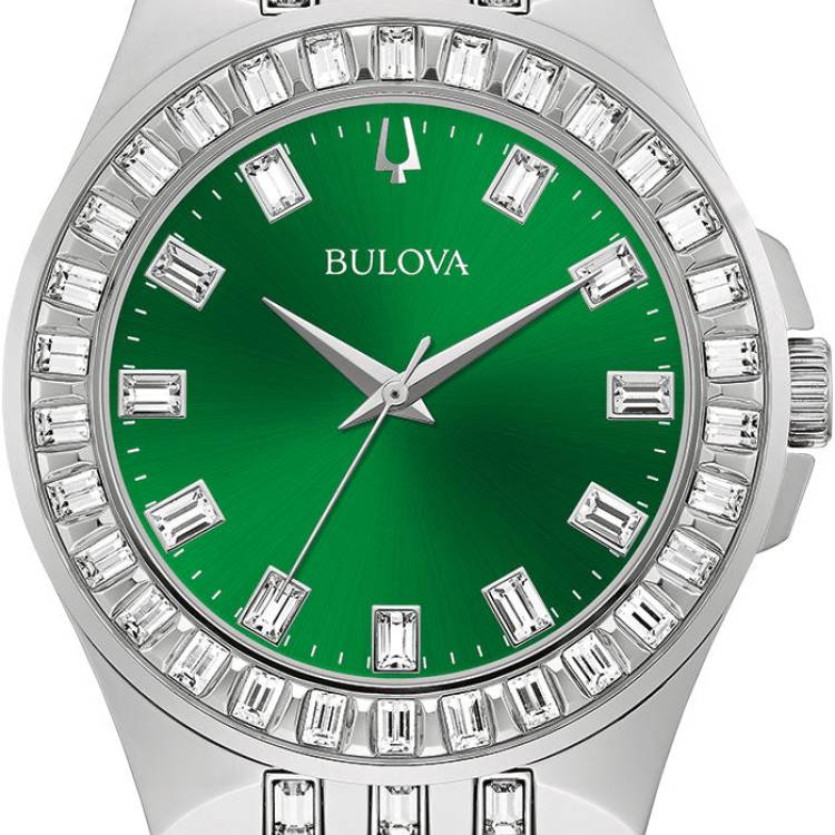 Bulova Watch Crystal Phantom Mens - Green