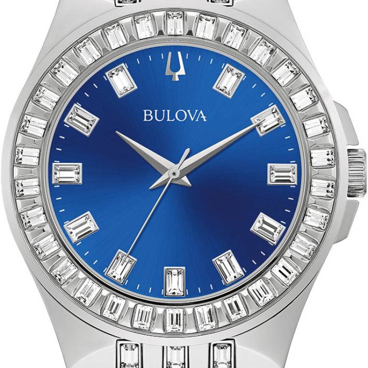 Bulova Watch Crystal Phantom Mens - Blue