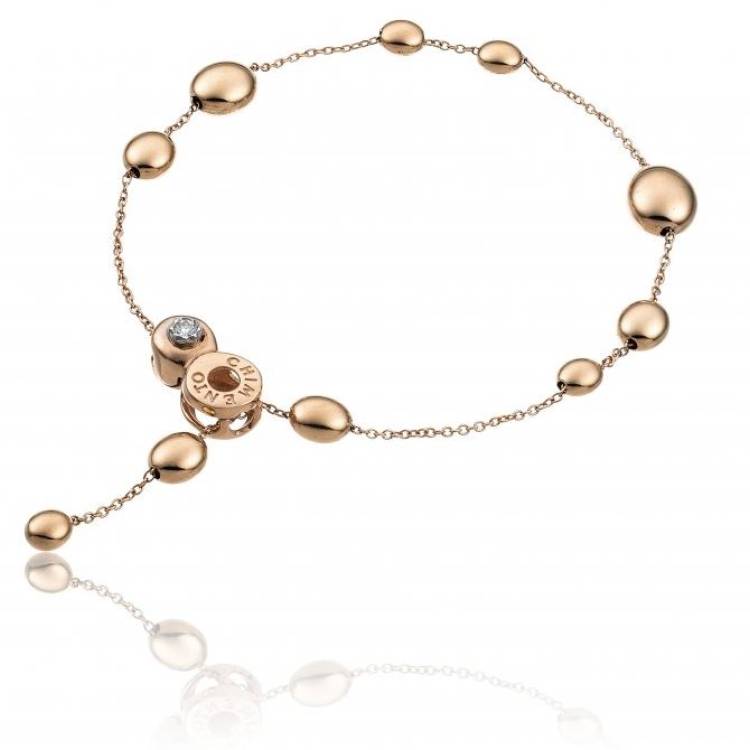 Chimento Armillas Acqua 18ct Rose Gold 0.03ct Diamond Bracelet - Option1 Value Gold