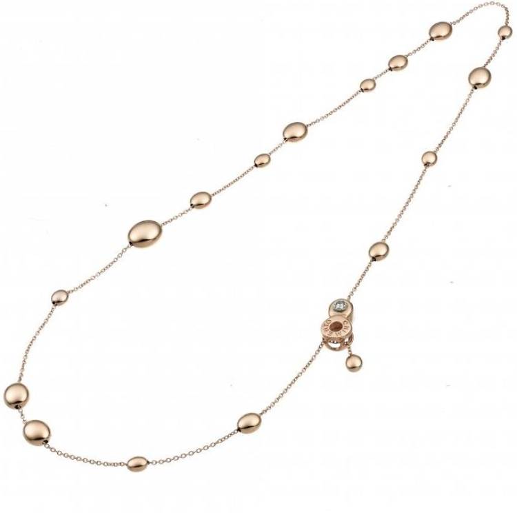 Chimento Armillas Acqua 18ct Rose Gold 0.03ct Diamond Necklace