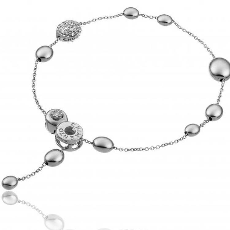 Chimento Armillas Acqua 18ct White Gold 0.27ct Diamond Bracelet - Option1 Value Gold
