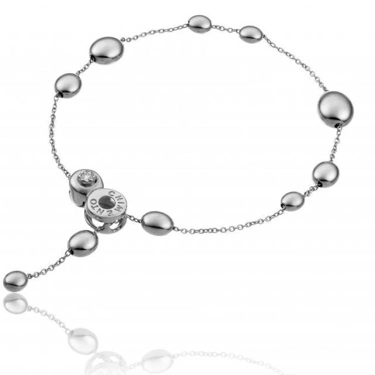 Chimento Armillas Acqua 18ct White Gold 0.03ct Diamond Bracelet - Option1 Value Gold