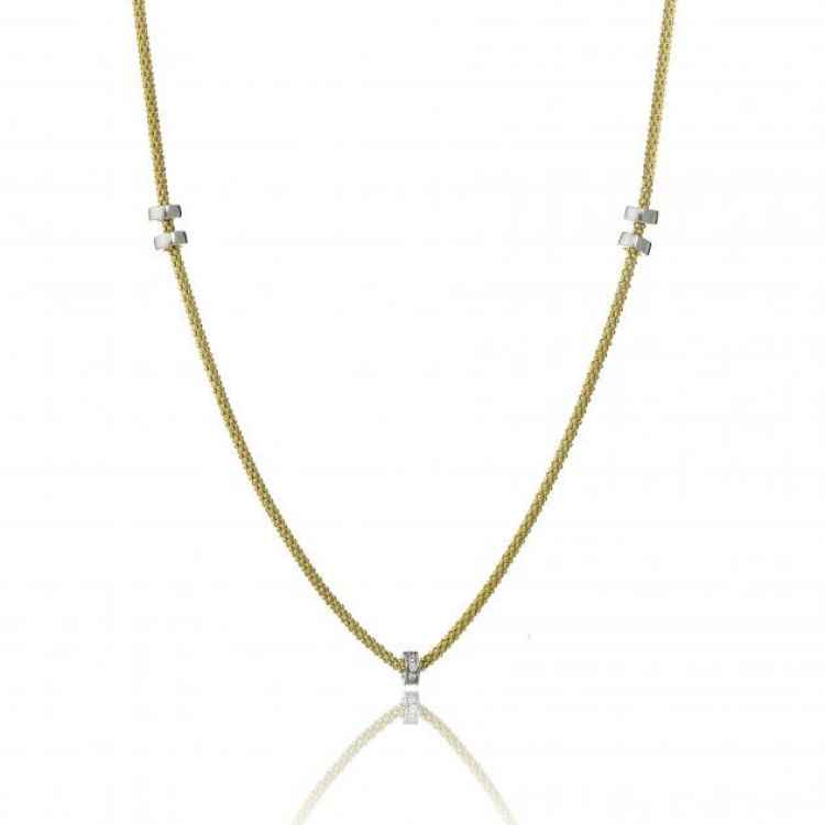 Chimento Stretch Volta 18ct Yellow Gold Diamond Necklace - Gold