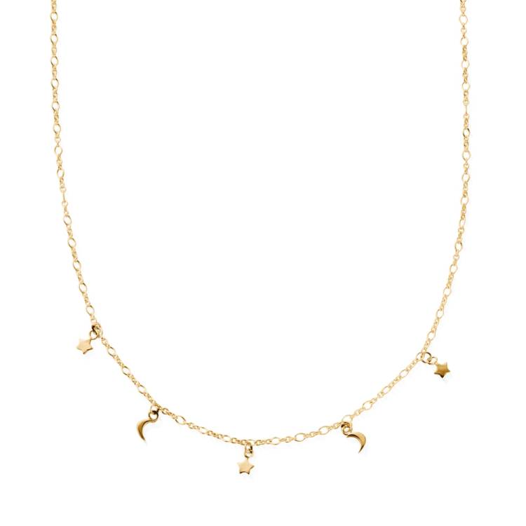 Chlobo Boho Luxe Gold Plated The Night Sky Necklace