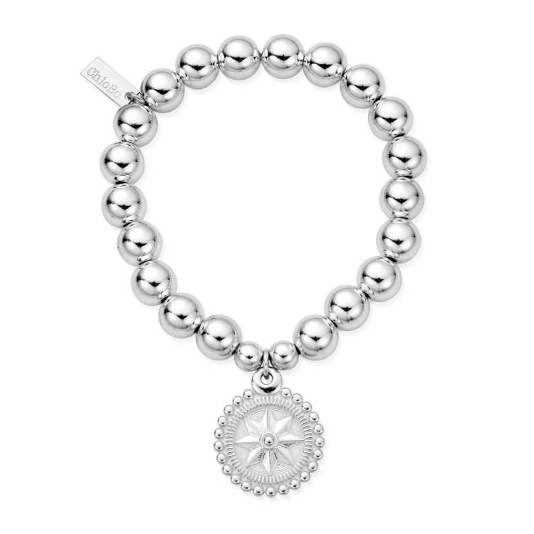 Chlobo Boho Luxe Medium Ball Bobble Compas Bracelet