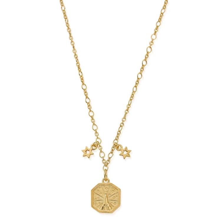 ChloBo Gold Plated Sterling Silver Divine Connection Necklace