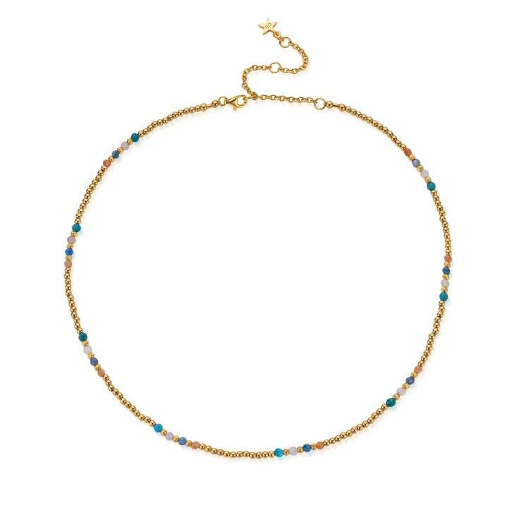 ChloBo Gold Plated Sterling Silver Shadows Of Peace Necklace