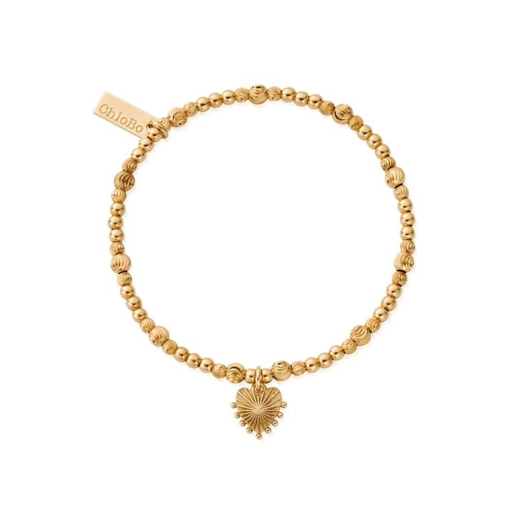 Chlobo Iconics Gold Plated Cute Sparkle Glowing Beauty Bracelet