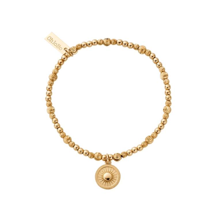 Chlobo Iconics Gold Plated Cute Sparkle Sun Catcher Bracelet