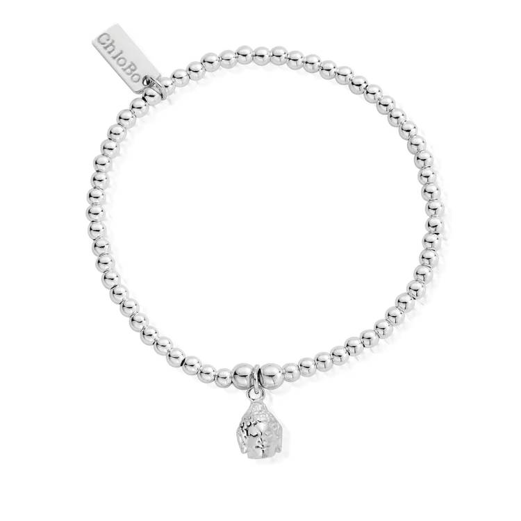 ChloBo Sterling Silver Cute Charm Buddha Head Bracelet - Sterling Silver