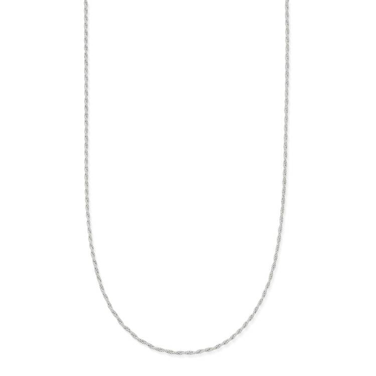 ChloBo Sterling Silver Dainty Rope Chain Necklace - Sterling Silver