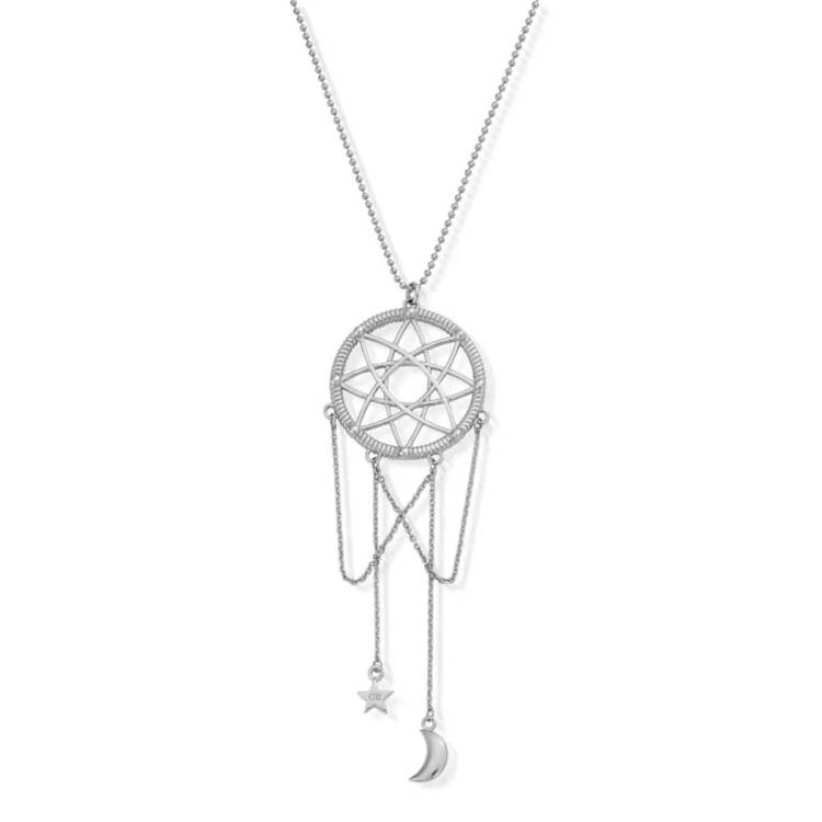 ChloBo Sterling Silver Dream Catcher Necklace - Sterling Silver