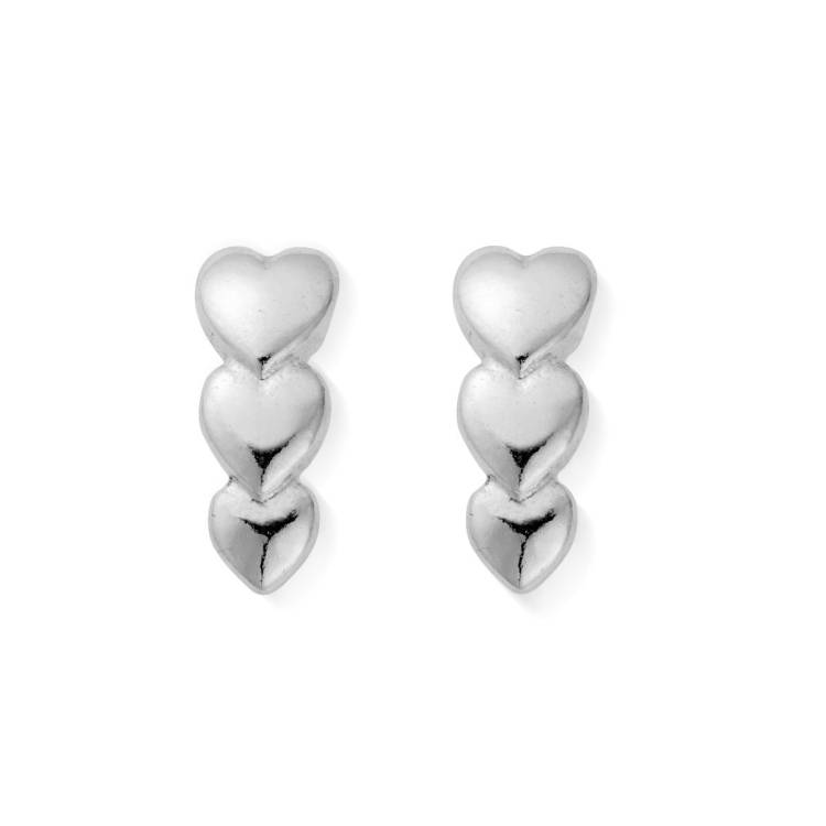 ChloBo Sterling Silver Life Lover Stud Earrings - Sterling Silver