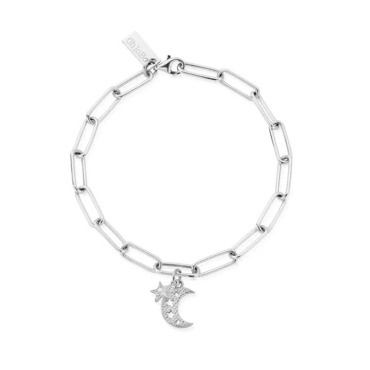 ChloBo Sterling Silver Link Chain Hope & Guidance Bracelet - Sterling Silver