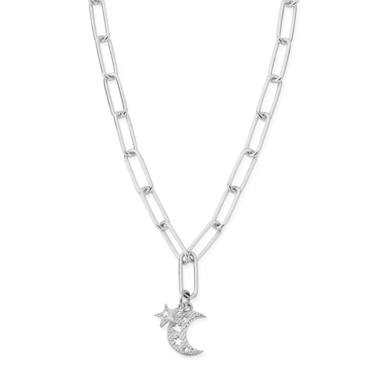 ChloBo Sterling Silver Link Chain Hope & Guidance Necklace - Sterling Silver