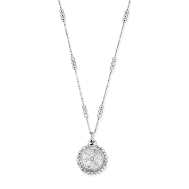 ChloBo Wandering Free Sterling Silver Triple Bobble Chain Necklace - Silver