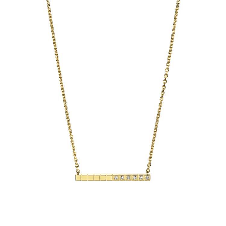 Chopard Ice Cube 18ct Yellow Gold Diamond Pendant