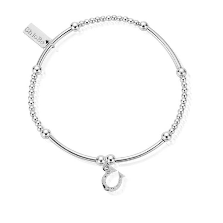 ChloBo Sterling Silver Cute Mini Horseshoe Bracelet - Sterling Silver