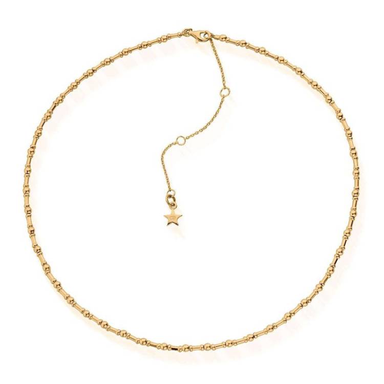 ChloBo Sterling Silver Gold Plated Rhythm Of Water Necklace - Yellow Gold PVD