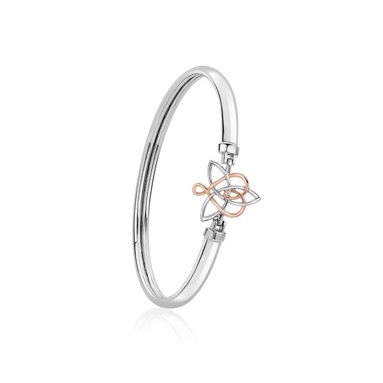 Clogau Fairies of the Mine Sterling Silver Bangle - Silver