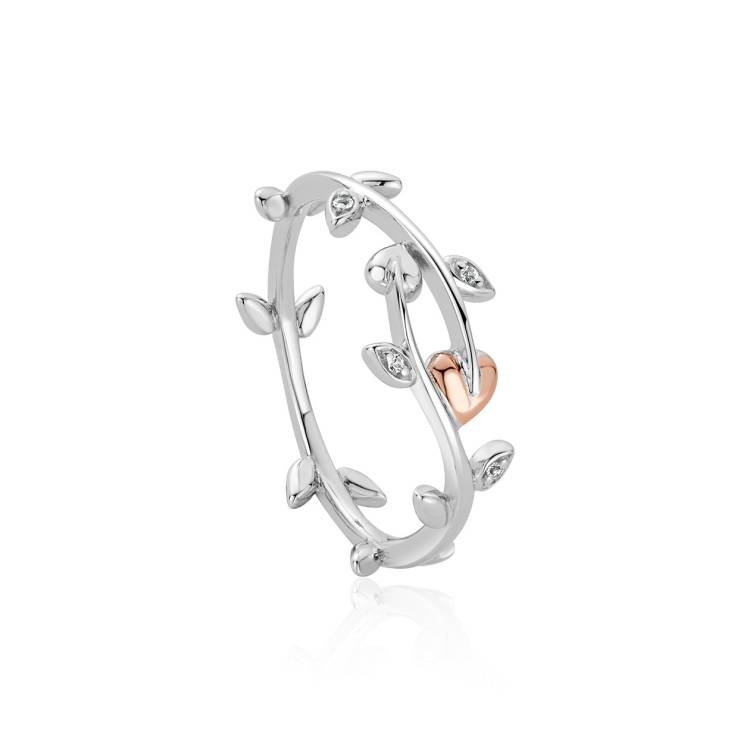 Clogau Vine of Life Topaz Sterling Silver Ring - Q