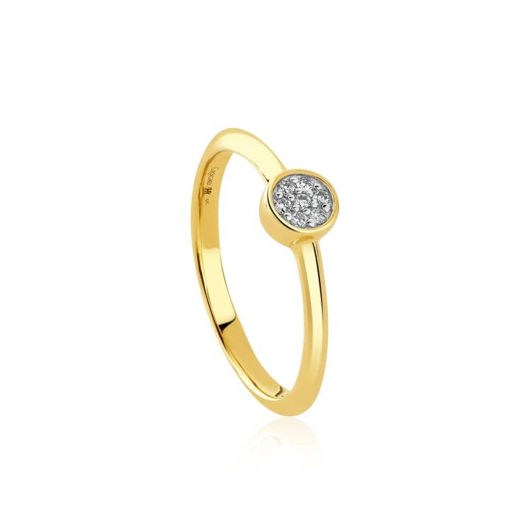 Clogau Celebration 9ct Gold Laboratory Diamond Ring - K