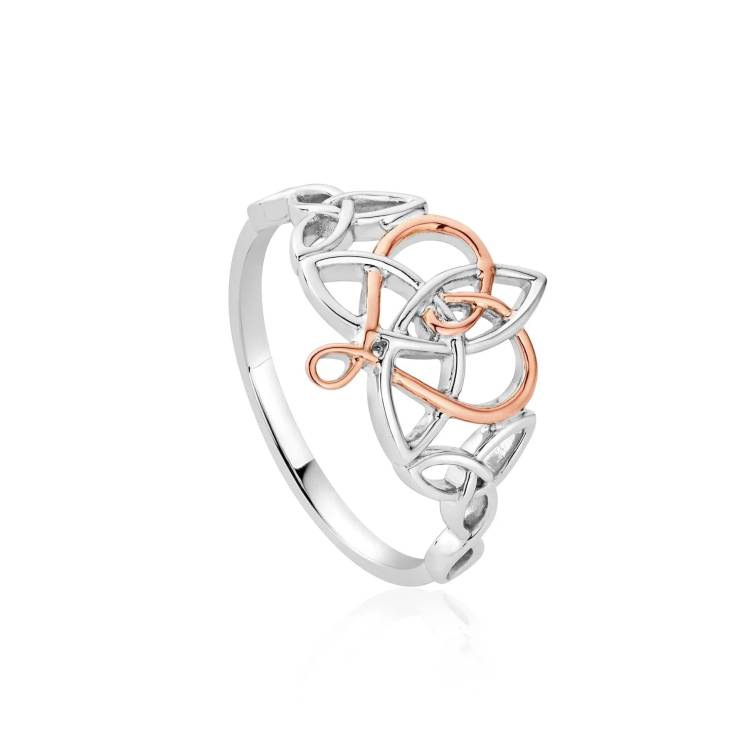 Clogau Fairies of the Mine Sterling Silver Ring - R